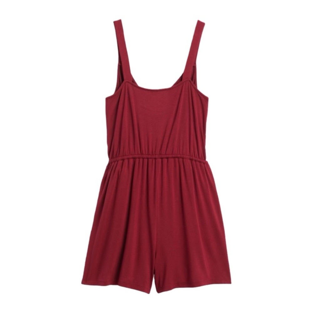 NWOT Stitch Fix Market & Spruce Gracelyn Jersey Elastic Waist Romper - Picture 2 of 10